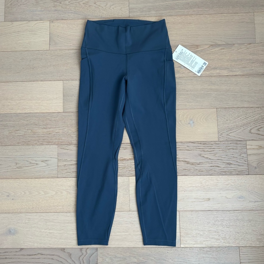 NWT lululemon Align High-Rise Pant with Pockets 25” (Iron Blue)